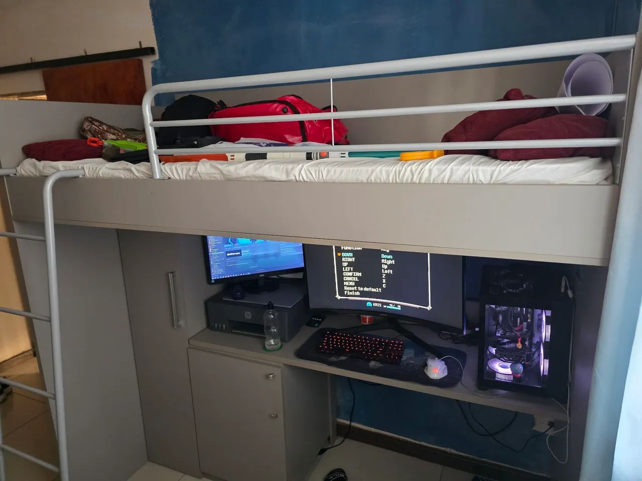 Cama com mesa de computador  - Foto 2