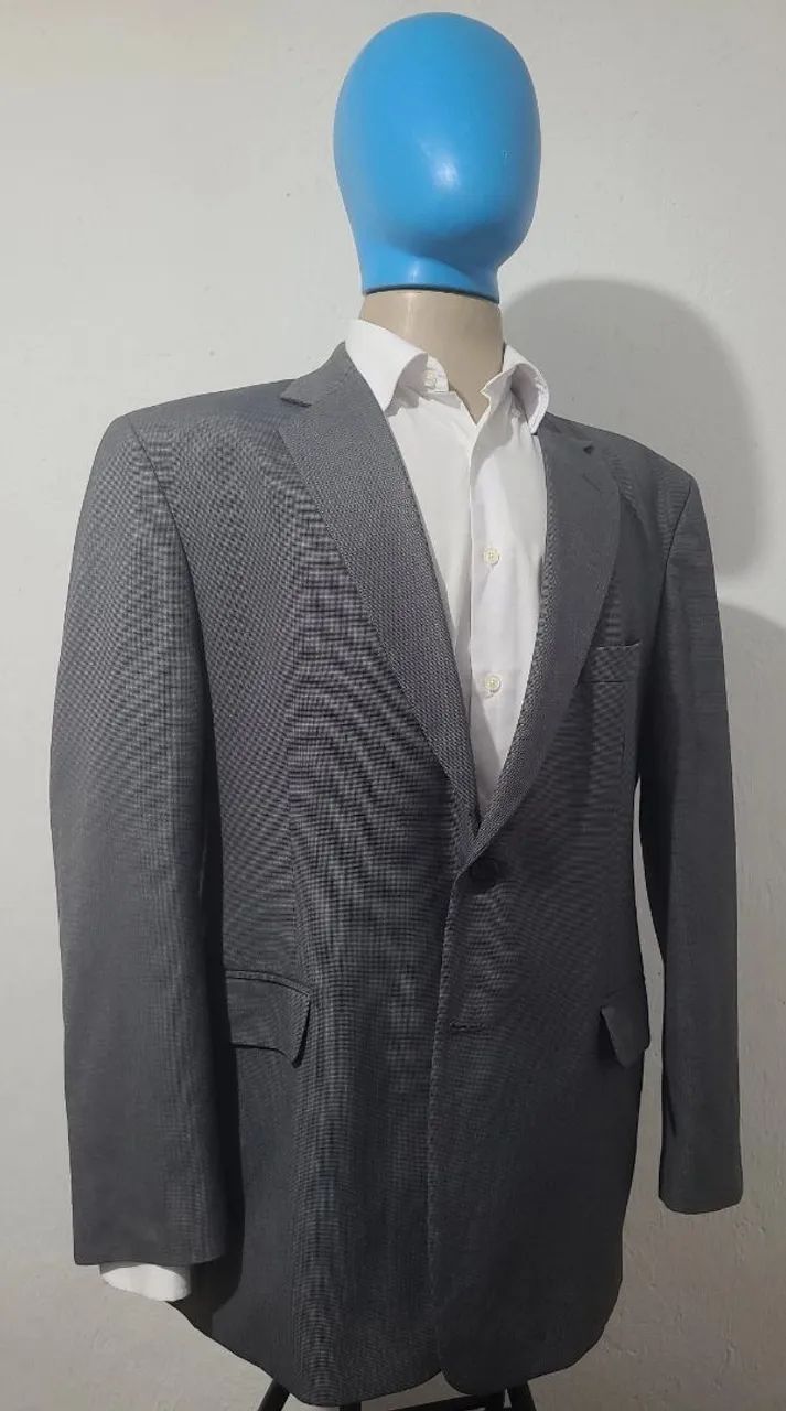 Blazer Slim Cinza N° 58, bonito, elegante, bem confortável, original, sofisticado.  - Foto 3