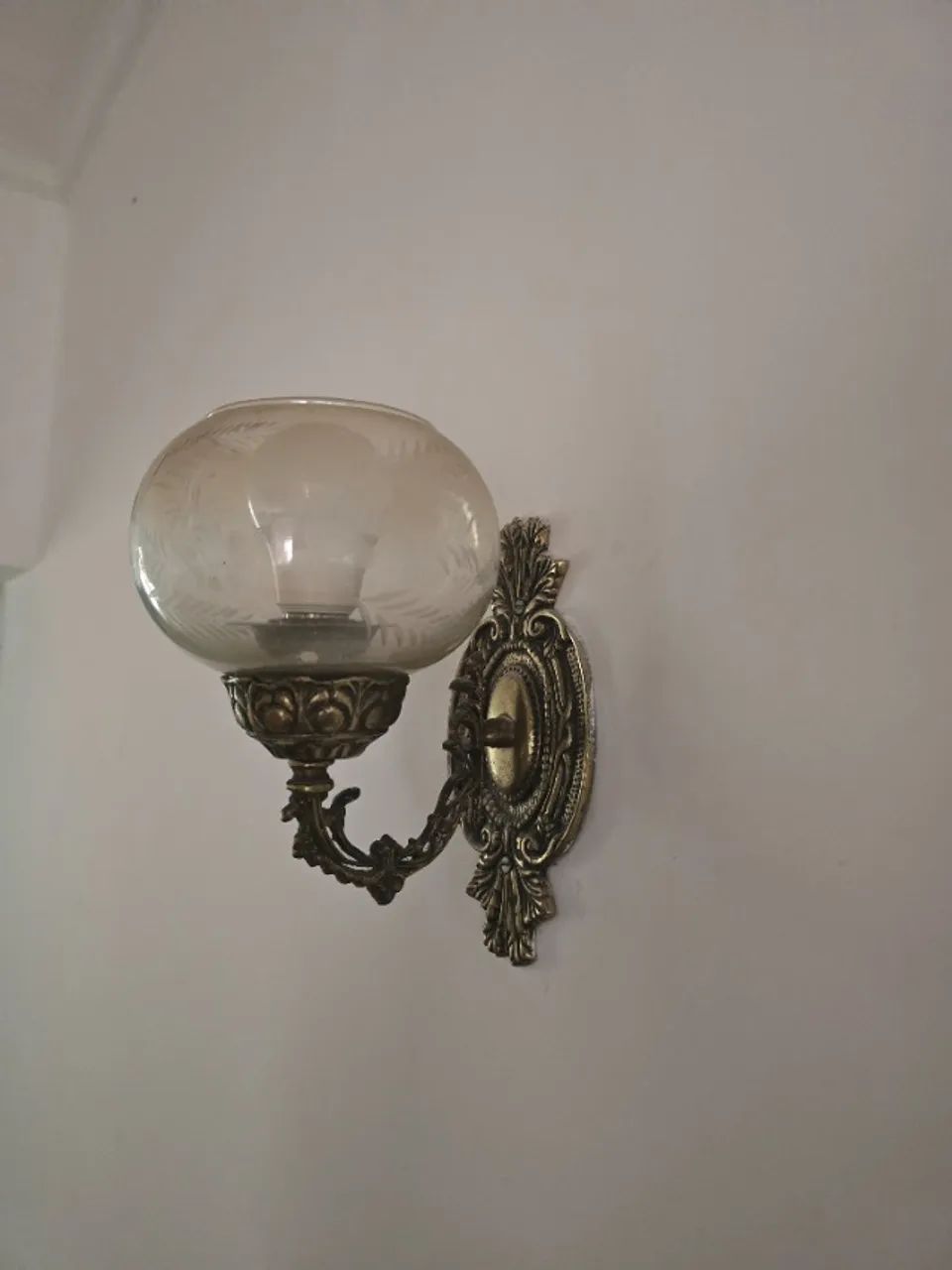 Lustre antigo com arandelas - Foto 2