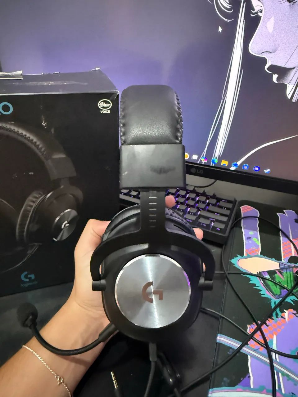 Headset Logitech G PRO - Foto 2