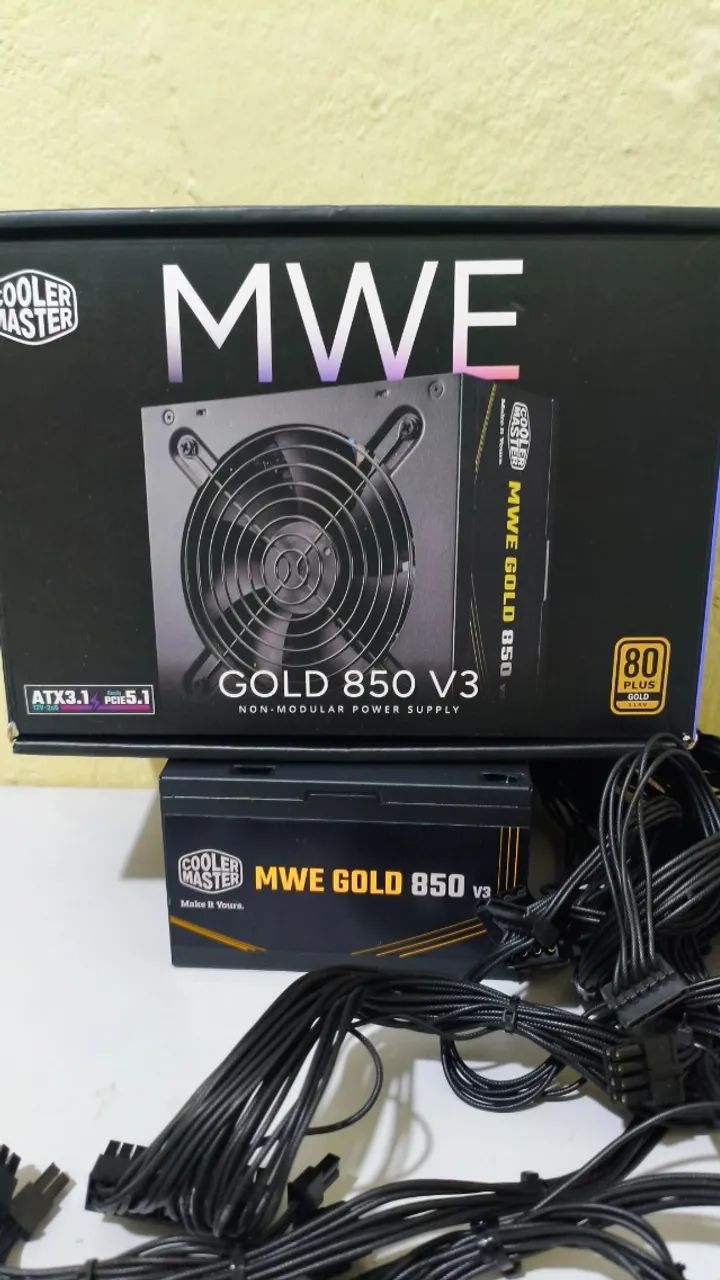 Fonte Cooler Master MWE Gold 850 V3 - Foto 3