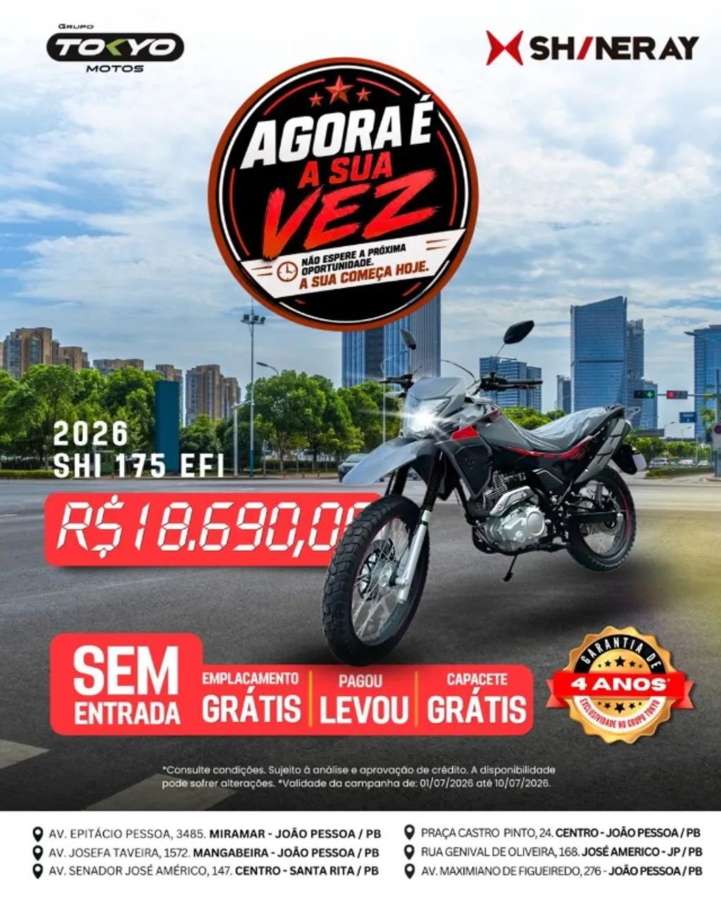 Shineray 175 S EFI 2026 - 1390081192 | OLX
