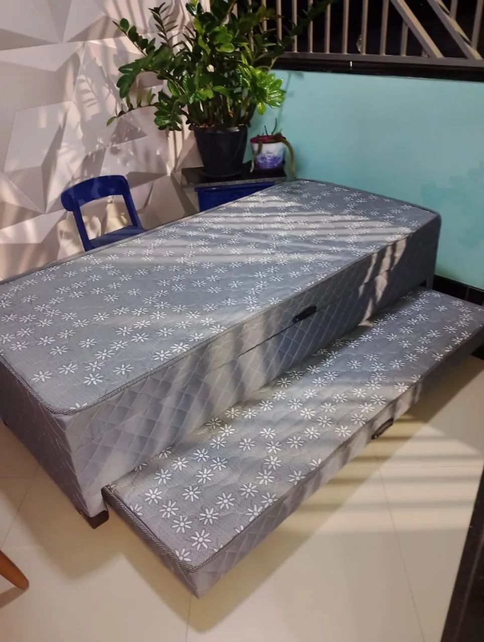 Cama box solteiro com baú e cama auxiliar - Foto 2
