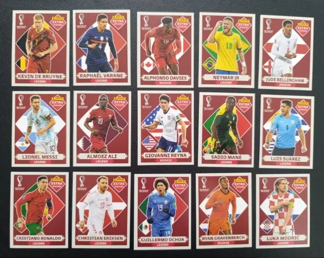 Figurinhas Legends Copa Qatar 2022 nova