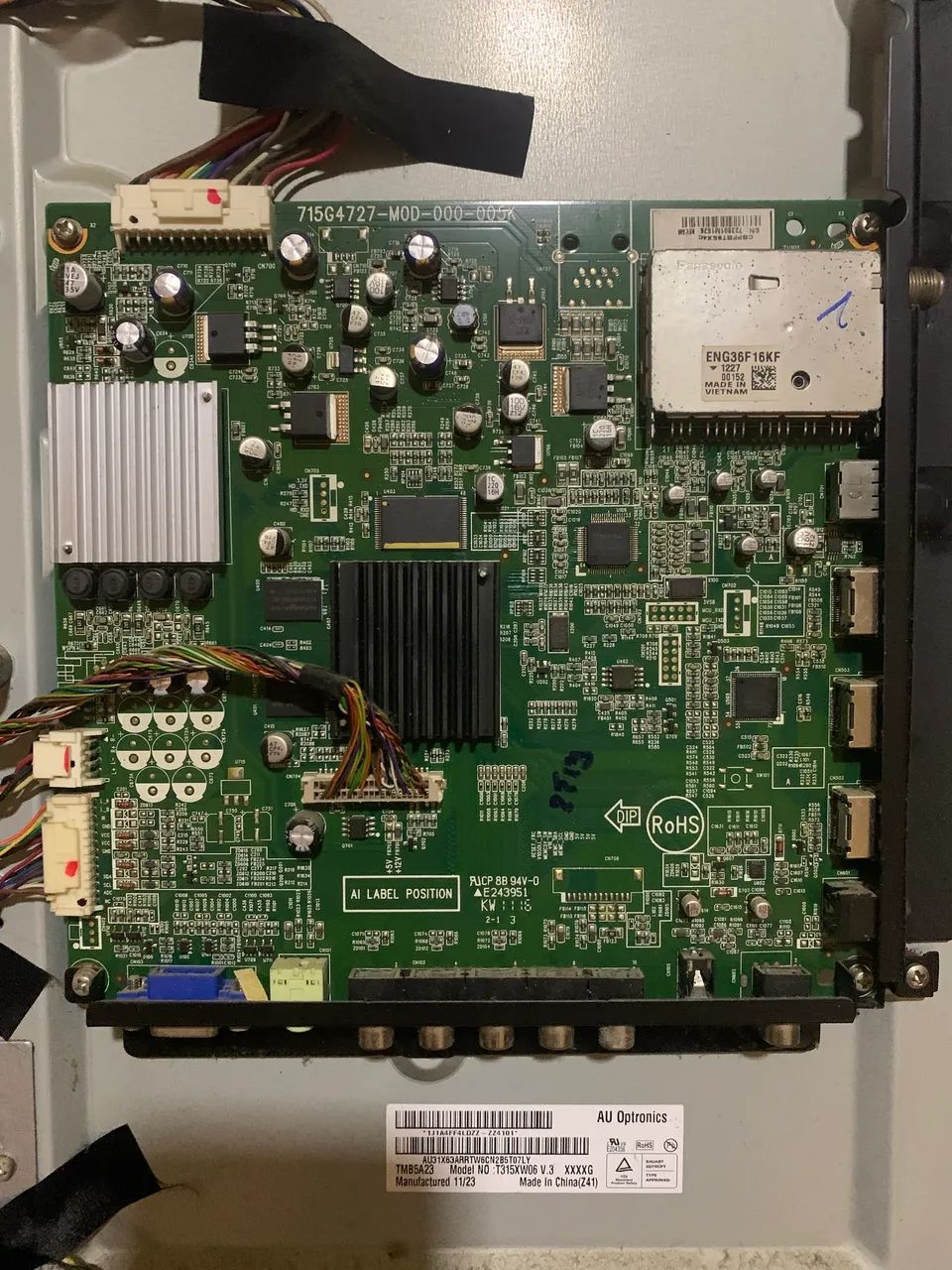 PLACA PRINCIPAL DA TV AOC MODELO LE32W157