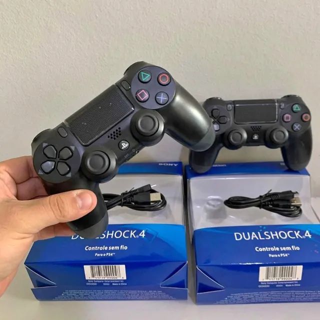 Controle Para Ps4 Sem Fio Bluetooth Dualshock 4 Novo Na Caixa