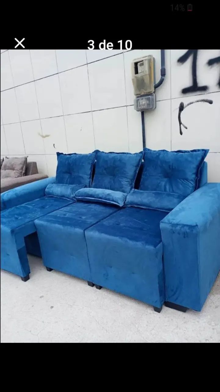 Sofa retrátil 2 metros direto da fábrica  - Foto 3