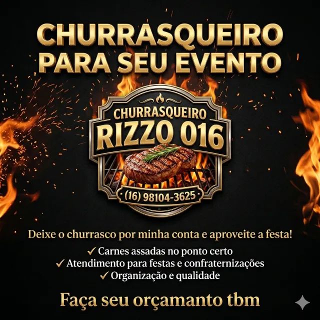 churrasqueiro Rizzo - Foto 2
