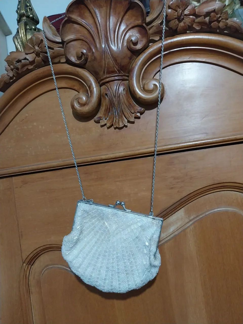 Bolsa vintage de miçangas
