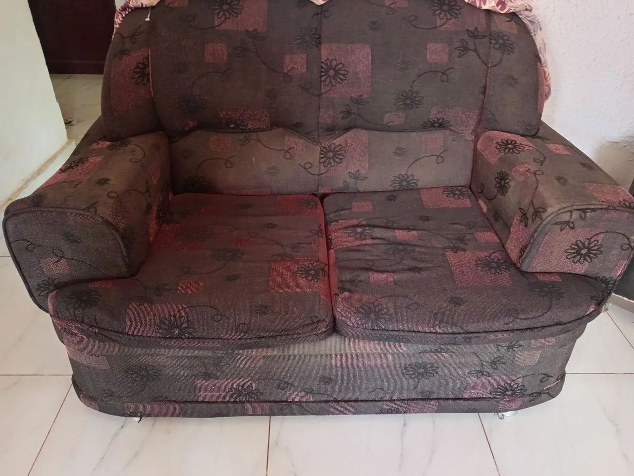 Sof á de 2 e 3 lugares usados - Foto 2