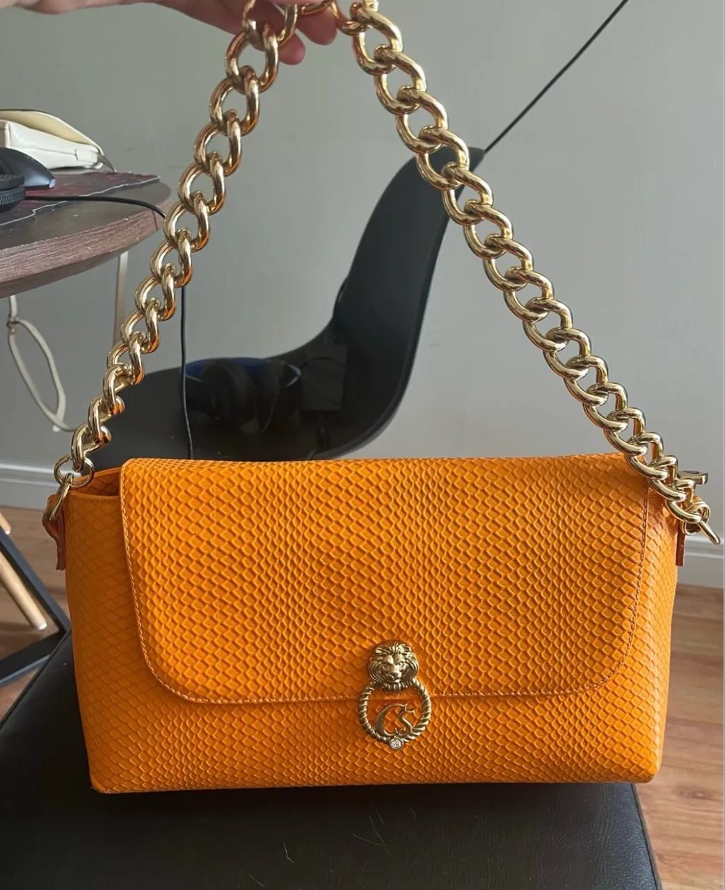 Bolsa Carmen steffens laranja  - Foto 4