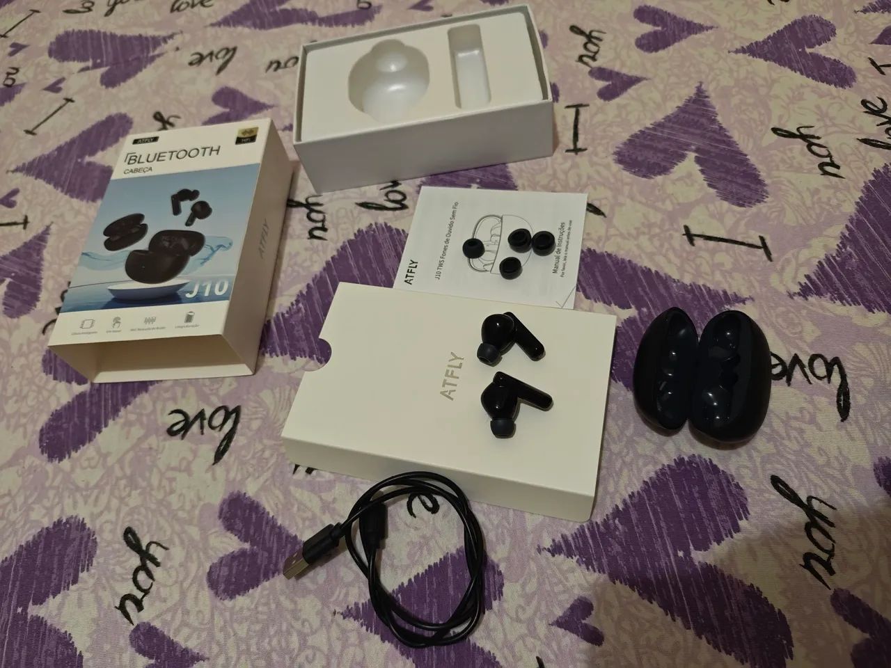 J10 FONES DE OUVIDO BLUETOOTH COM REDUÇÃO DE RUÍDO - Foto 3