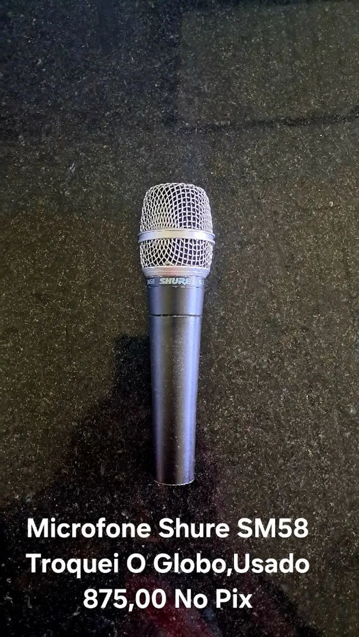 Microfone Shure SM58 Original 705,00