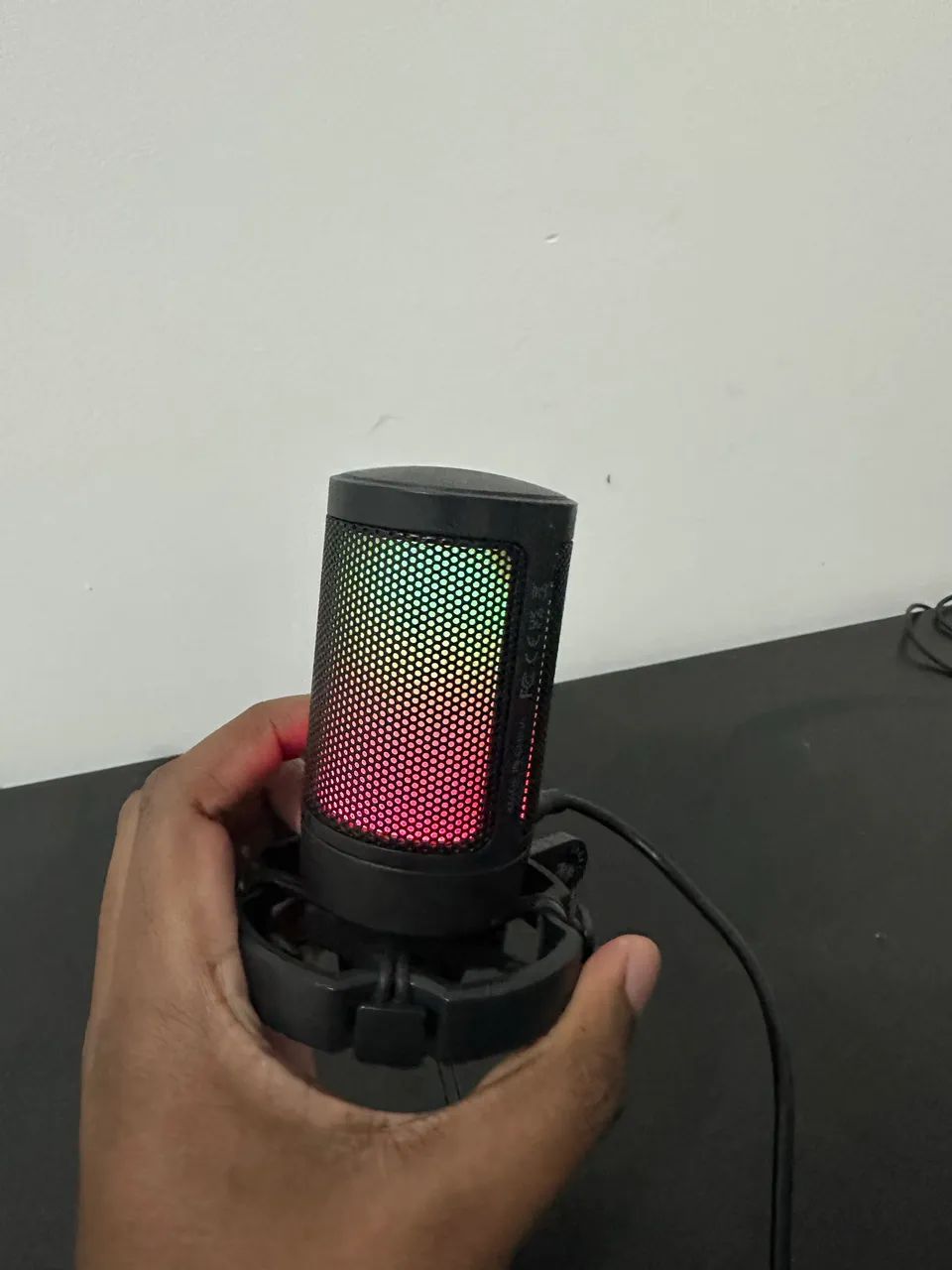 Microfone RGB Show de Bola - Áudio Top com Visual de Setup Gamer