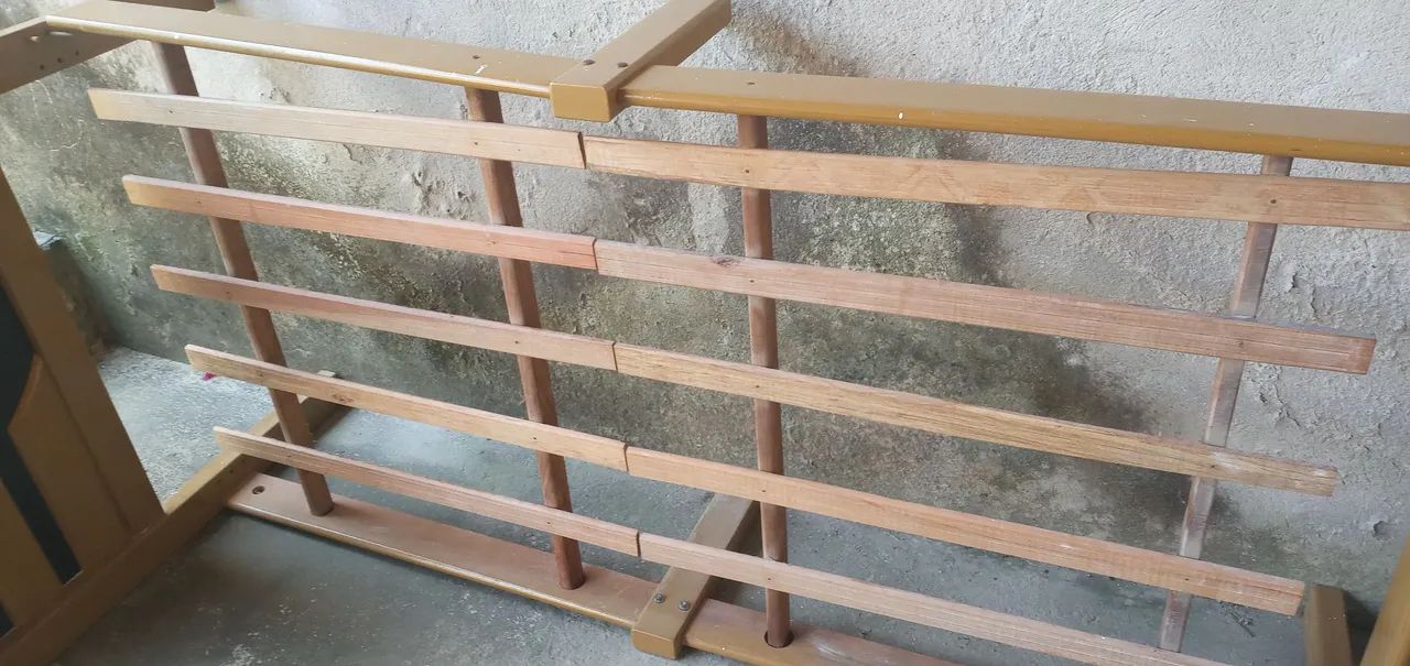 Cama solteiro madeira. - Foto 3