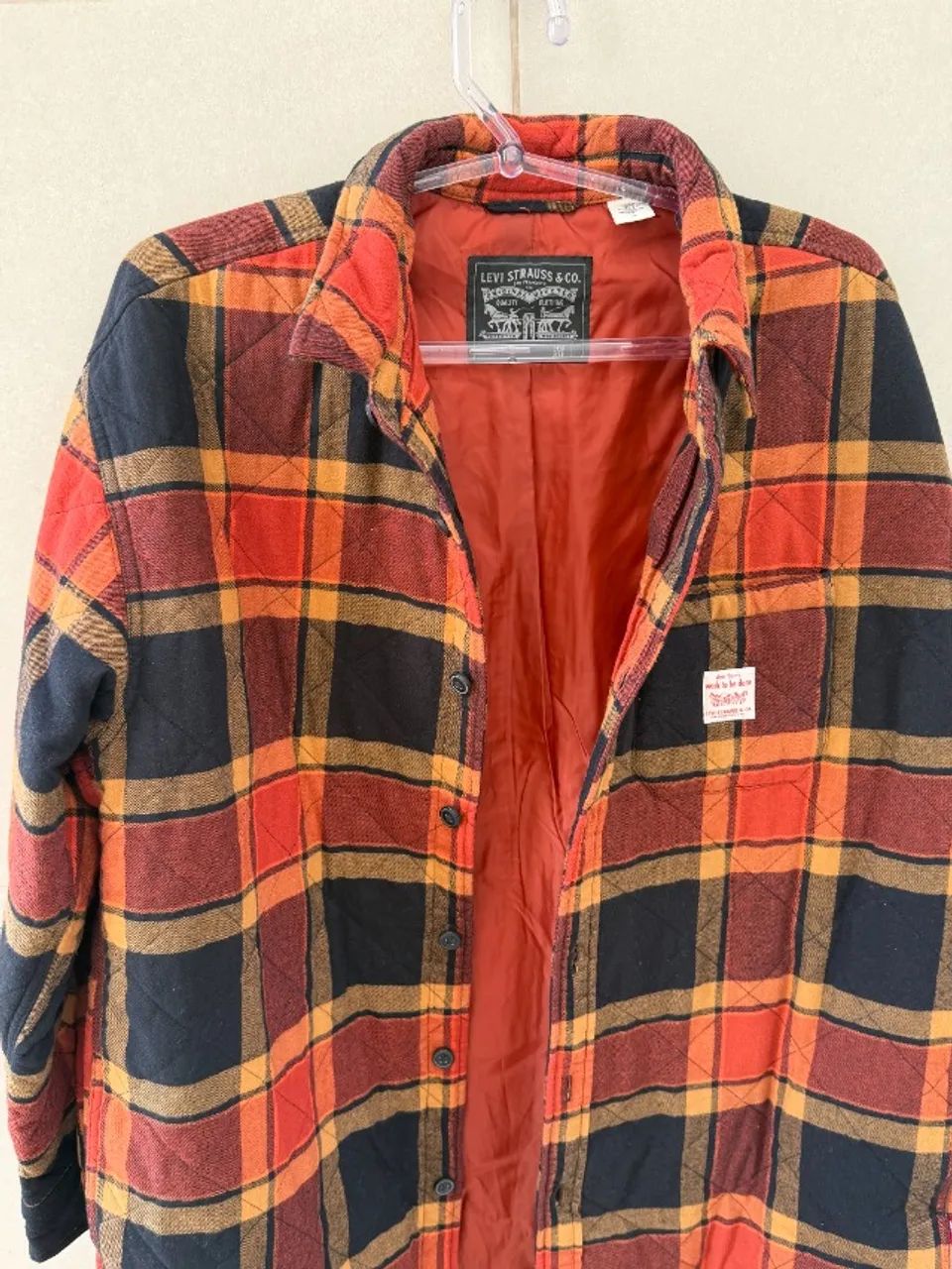 Jaqueta Levi Strauss & co. xadrez  - Foto 3