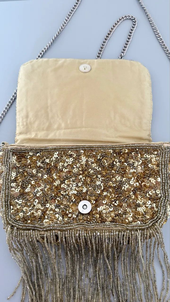 Bolsa Paetê Zara  - Foto 2