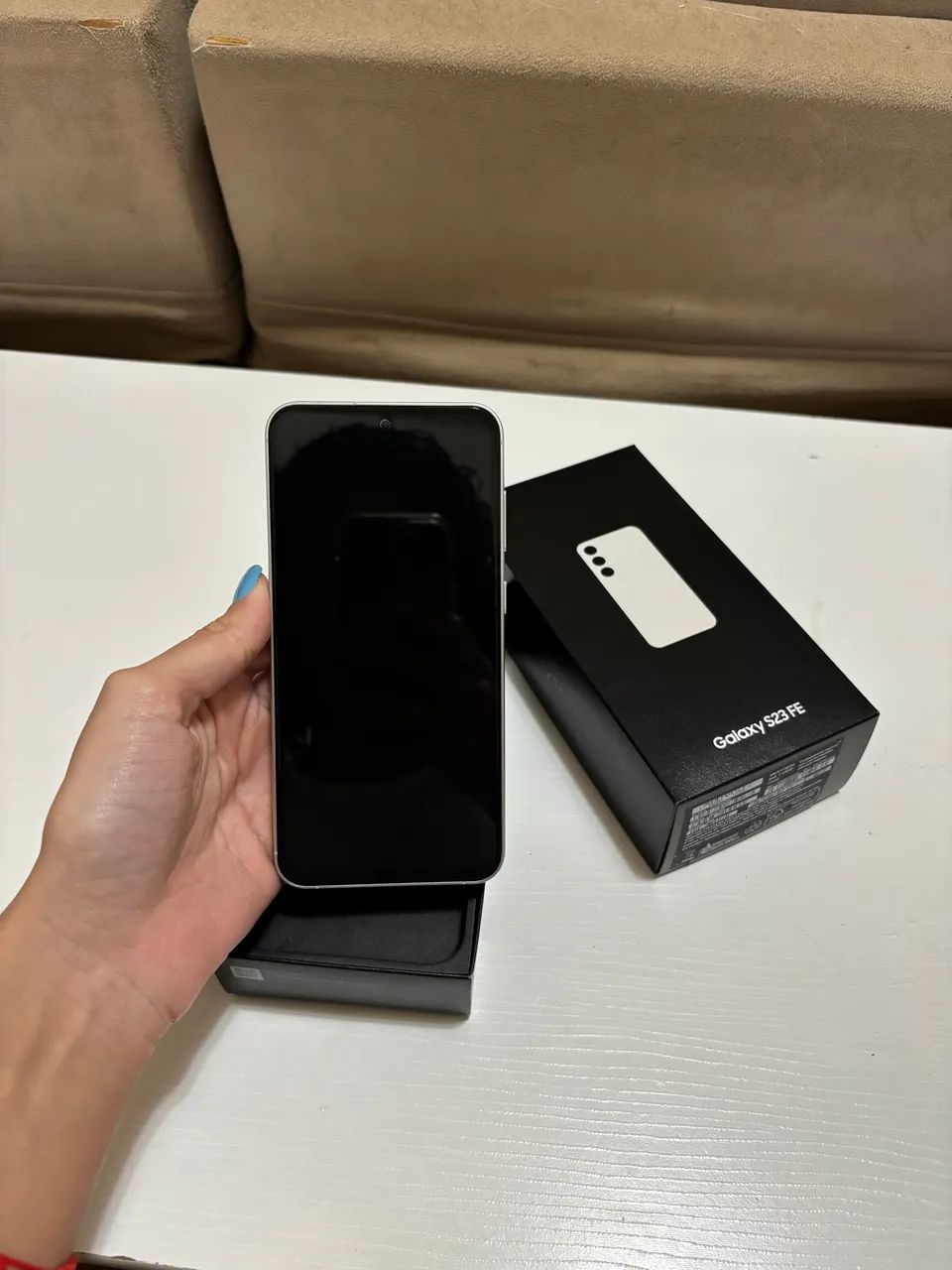 Samsung Galaxy S23 FE Creme | 128GB - Foto 2