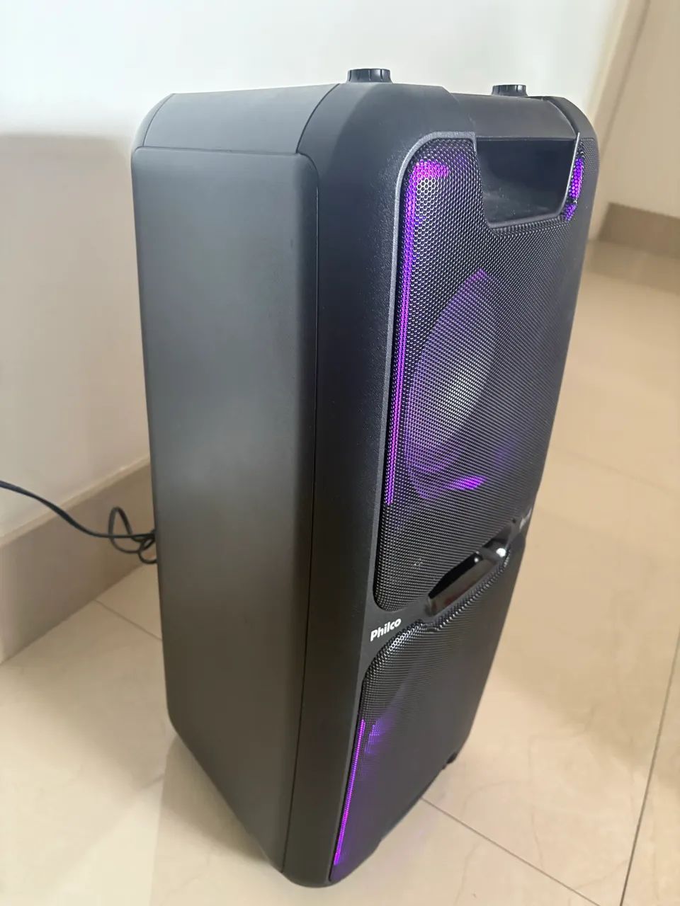 Caixa de Som Philco PCX5500 Effects 200W Bluetooth - Muito Bem Conservada! - Foto 4