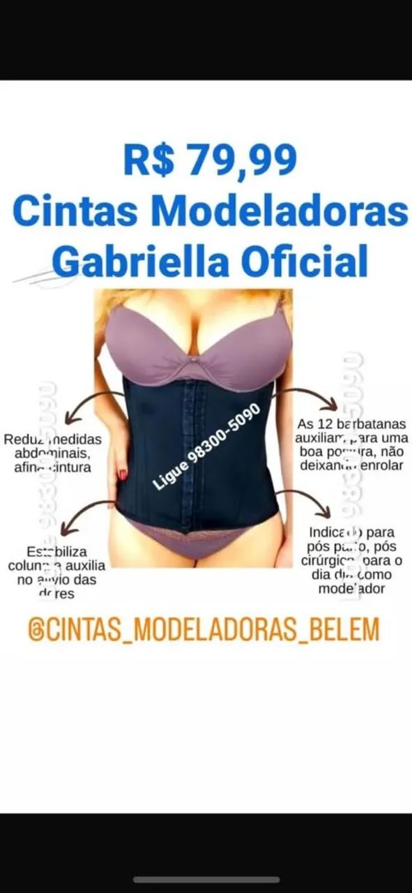 Cinta Modeladora Gabriella Atacado e Varejo - Foto 2