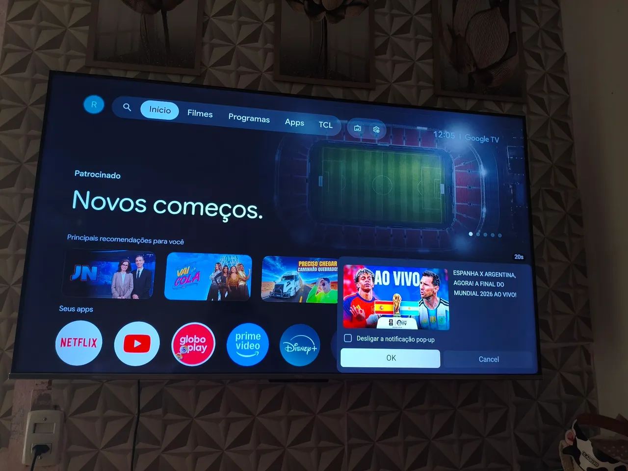 Vendo televisão 65 polegadas - Foto 3