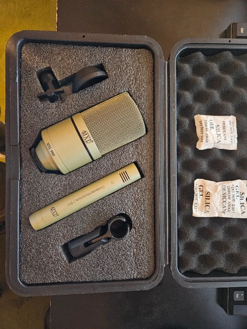 MXL Conjunto de microfone condensador de diafragma 990/991.