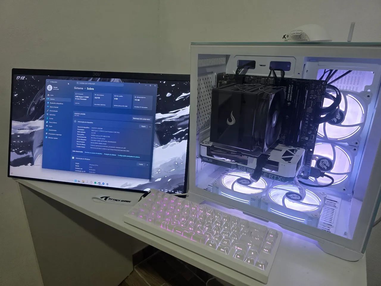 PC GAMER COMPLETO RYZEN 7 5700X - Foto 3