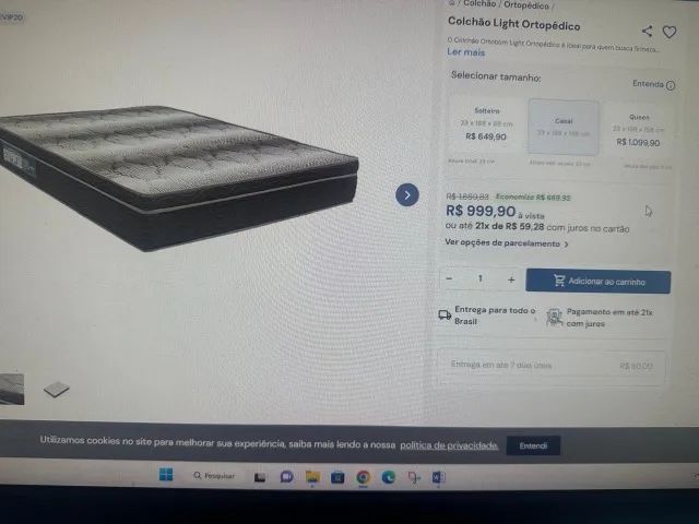 Colchão de casal