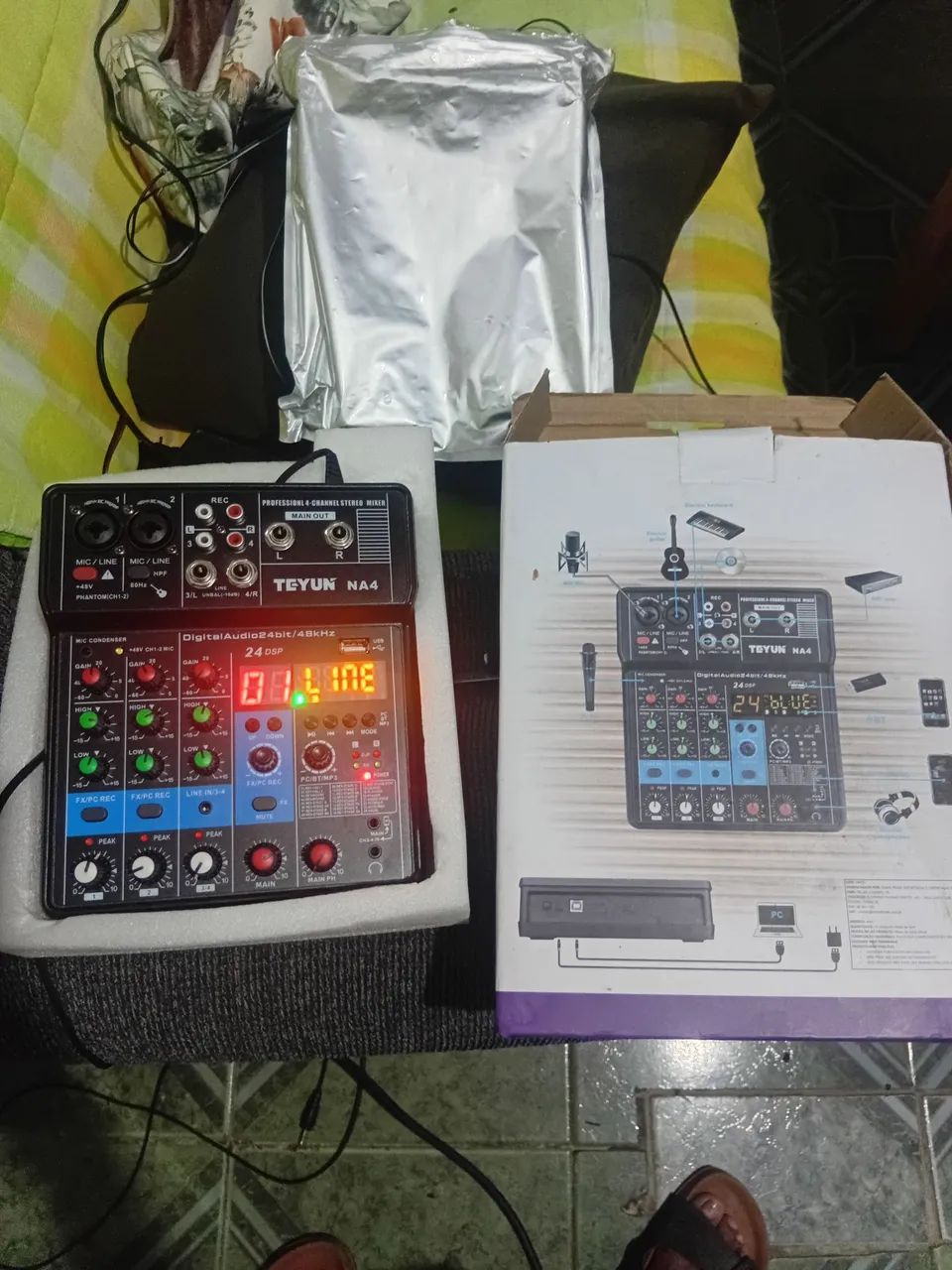 Mesa de som interface NOVINHA , VARIOS REVERBER - Foto 2