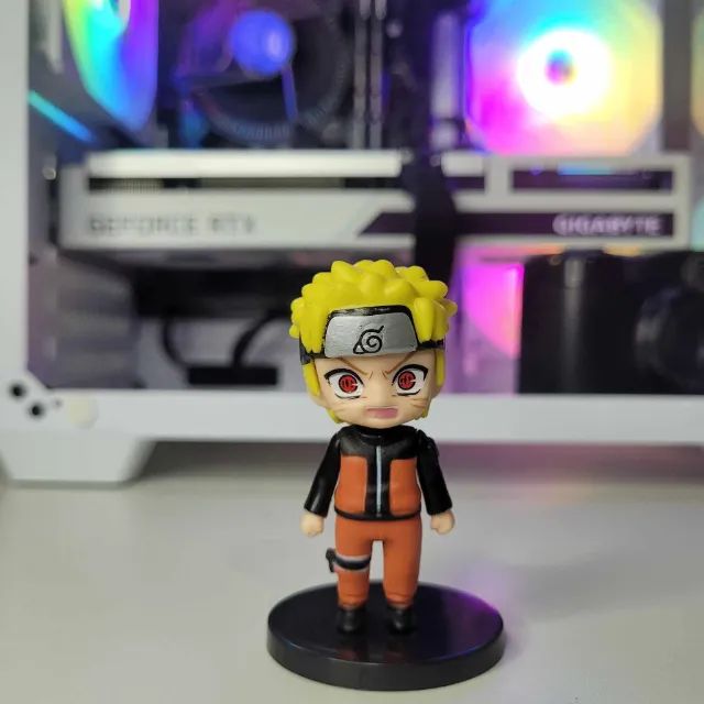 Kit 4 bonecos mini naruto ARTICULADO action figures - Foto 5