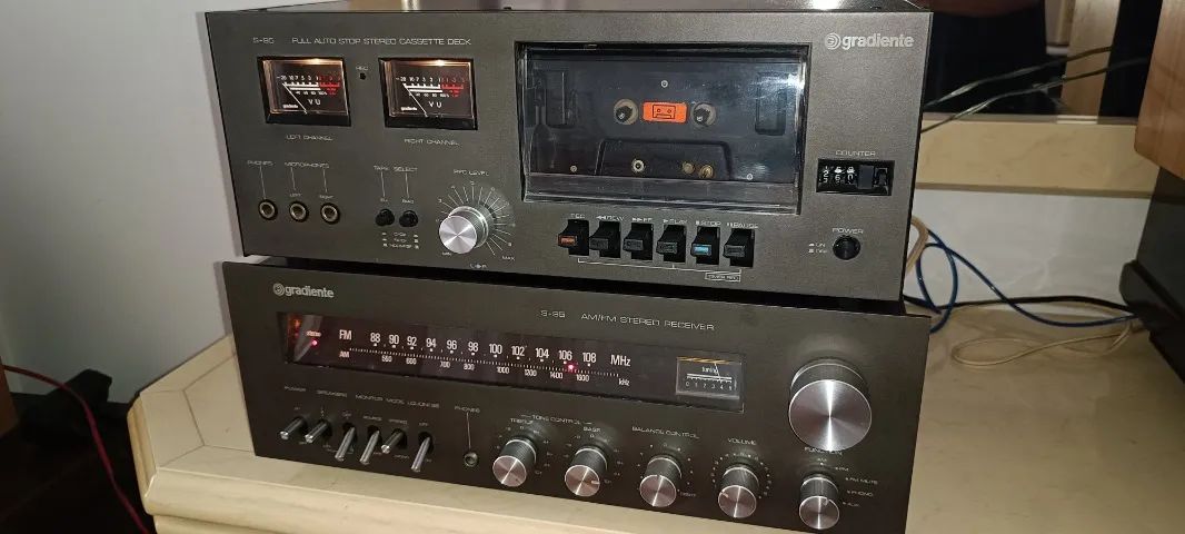 Conjunto de som Gradiente S-95 (Ótimo estado)