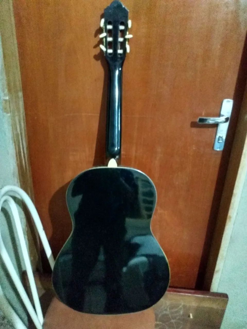 Violão preto da marca Hamonics (já vem com a capa) - Foto 4