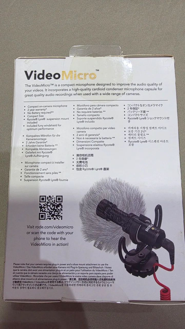 Rode microfone video micro para câmeras  - Foto 2