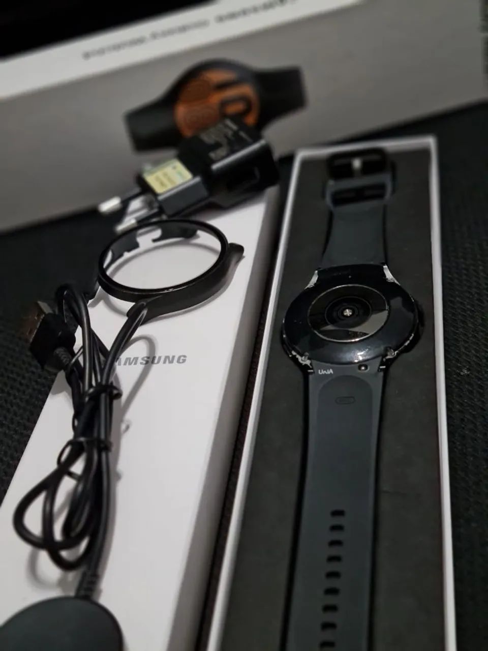 Samsung Galaxy Watch4 44mm - Completo com Acessórios - Foto 5