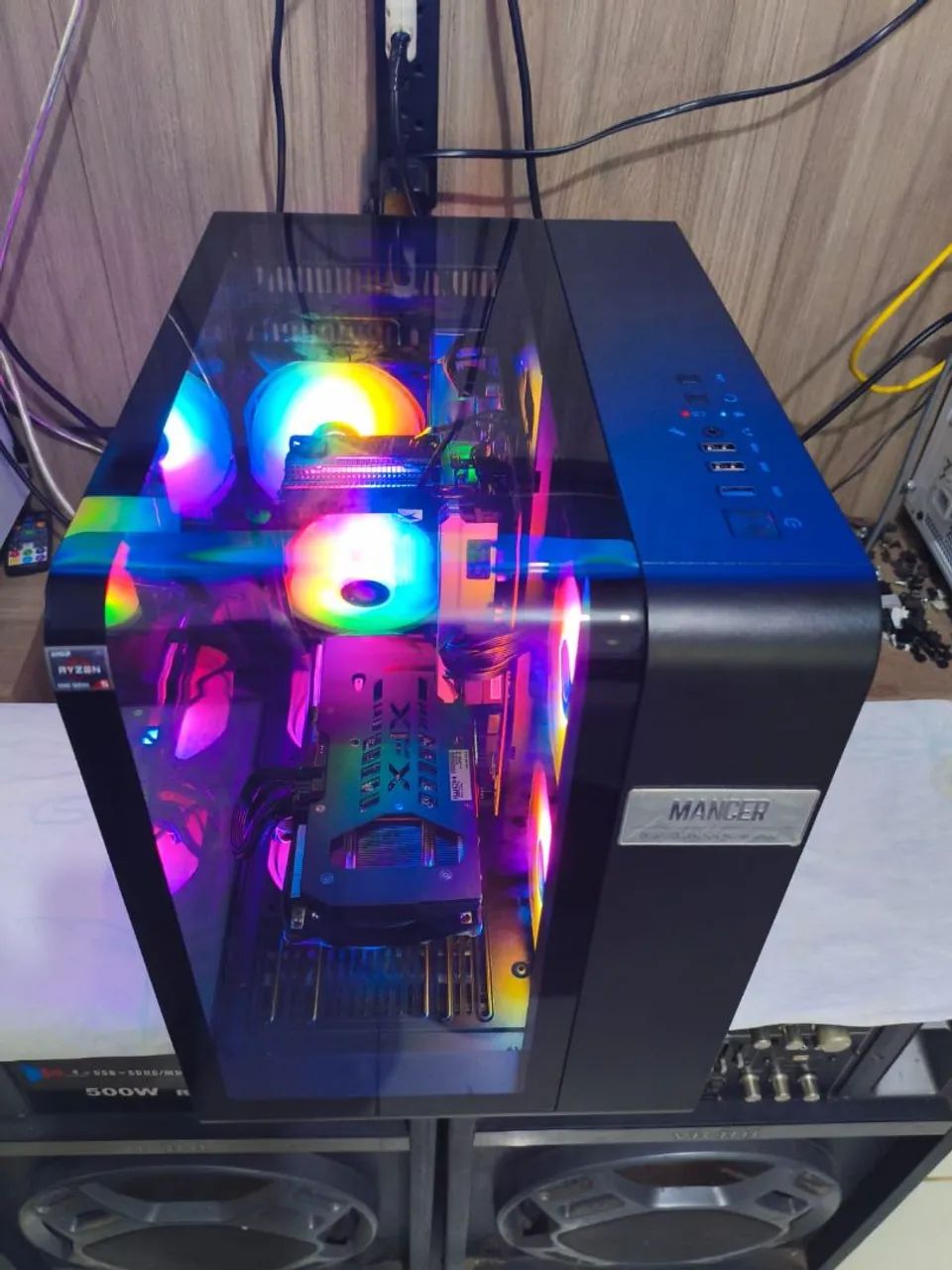 Pc Gamer Ryzen 5 5500X3D com RX 7600 estudo tr - Foto 3