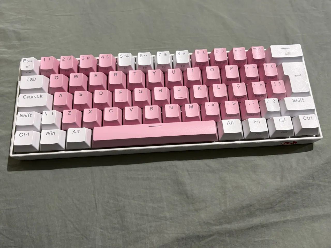 Teclado Redragon rosa Bluetooth  - Foto 2