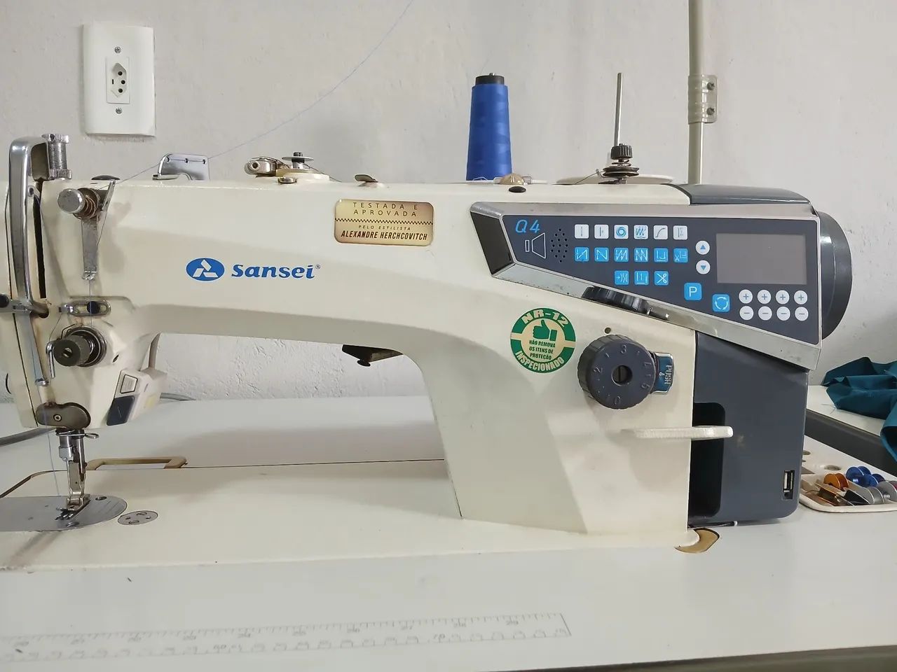 Maquina reta eletronica sansei M-70EQ $ 2,400 - Foto 5