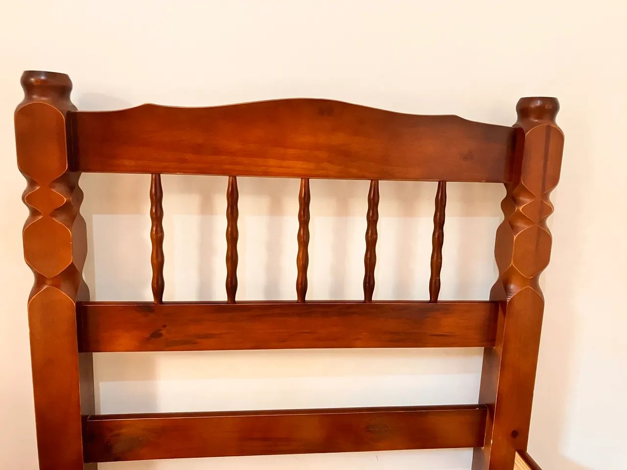 Cama de Solteiro Madeira Maciça - Palmo Castanho - Foto 3