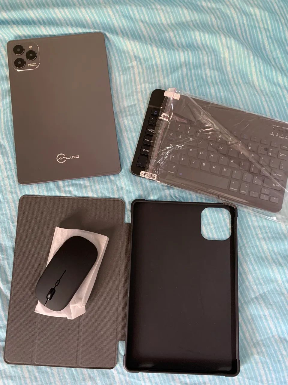 Tablet 10.1 com Teclado+Mouse 6GB RAM 128GB Android 13 Câmera 50MP - Foto 3