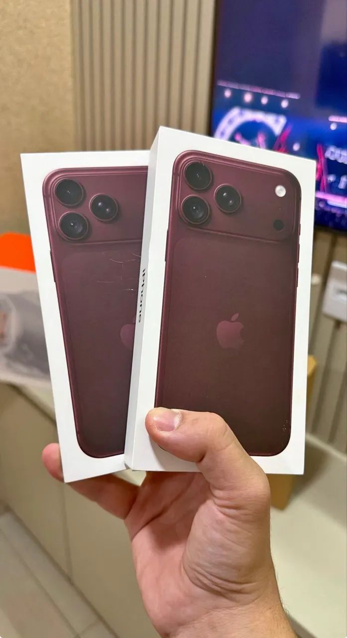 18 pro max 256gb bordô 