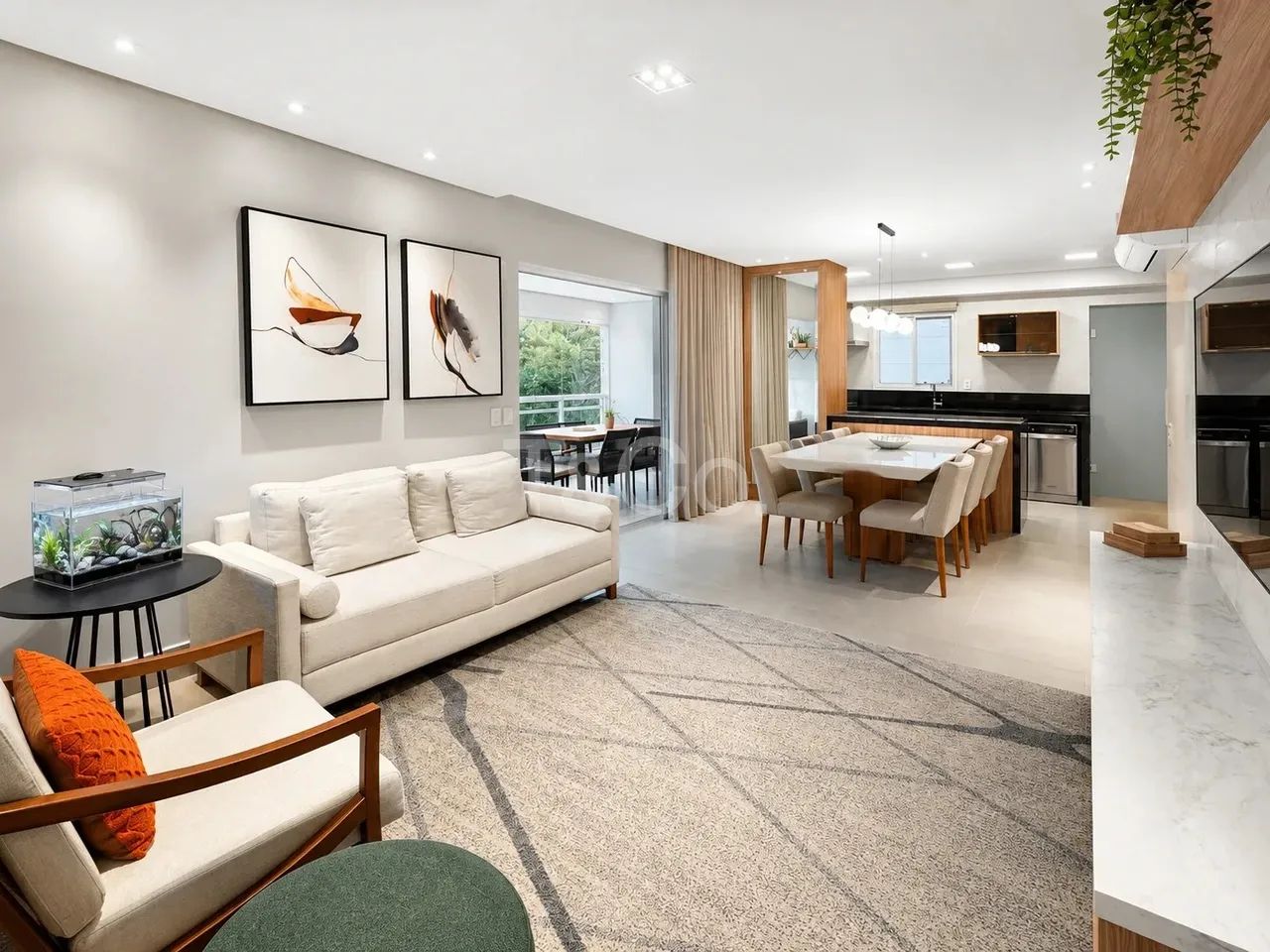 Apartamento Mobiliado Com 3 Suítes No Taquaral Com 2 Vagas Cobertas