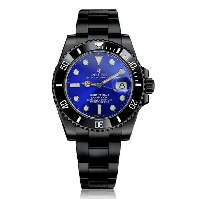  Relógio Submariner Custom Black & Blue - Automático Premium (preço desapego)  - Foto 2