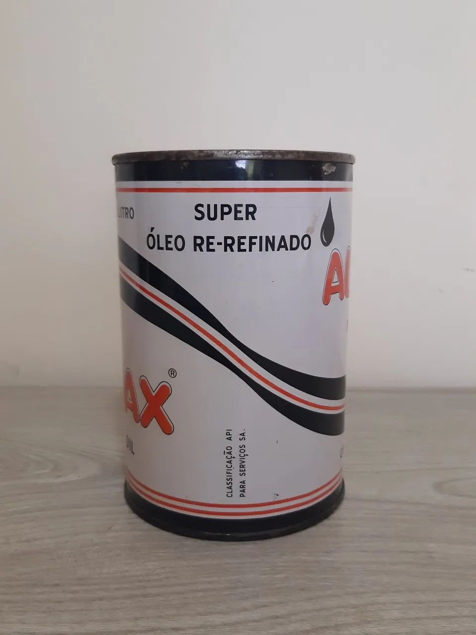 Lata Antiga Óleo Motor Audax - Foto 3