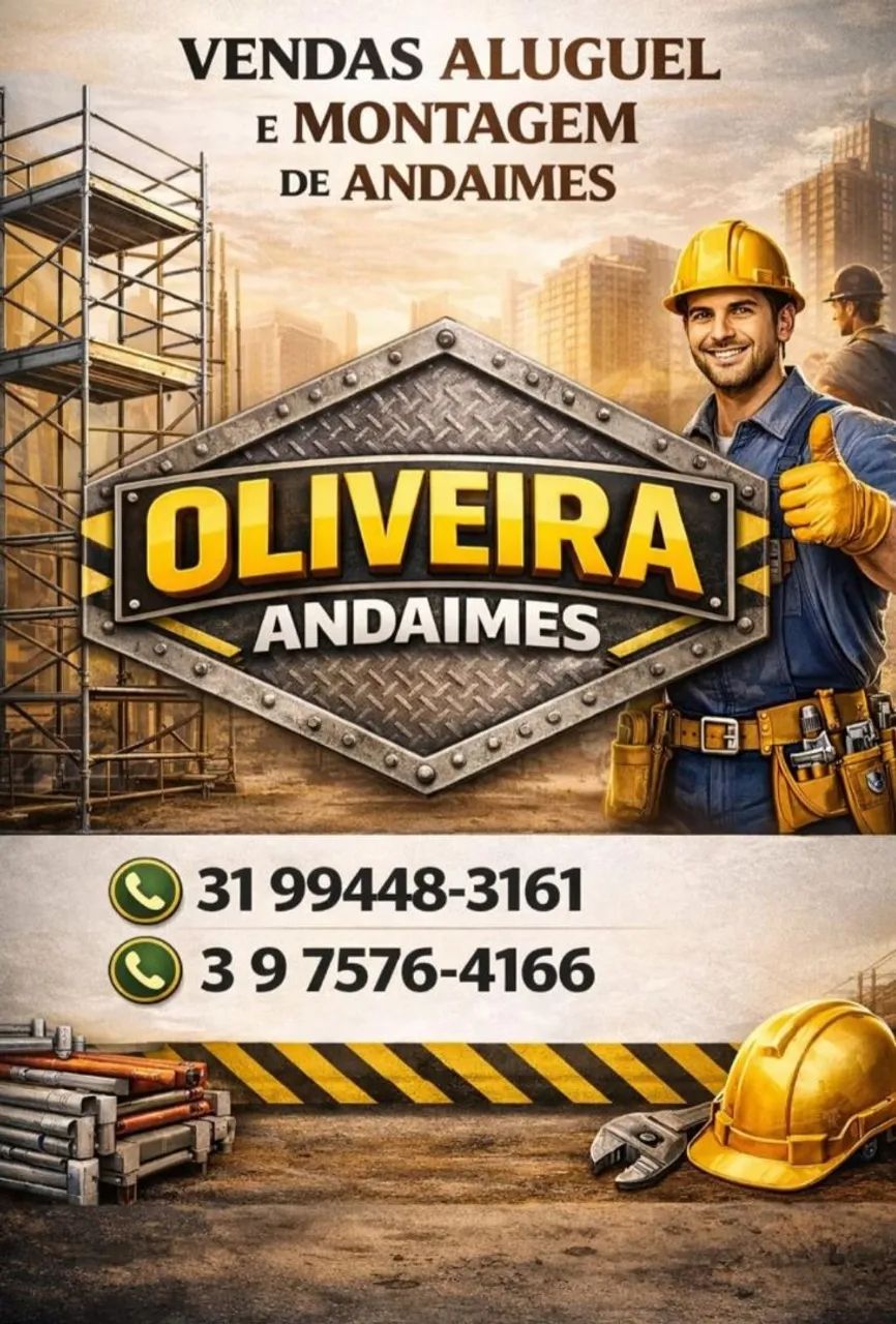 Andaimes novos e Reforçado