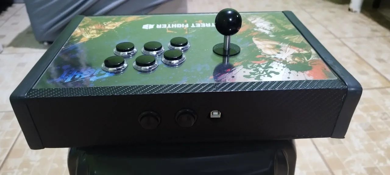 Controle Arcade Com conexão e  Placa Universal PS4, PS3, Switch, XBox e Pc - Foto 3