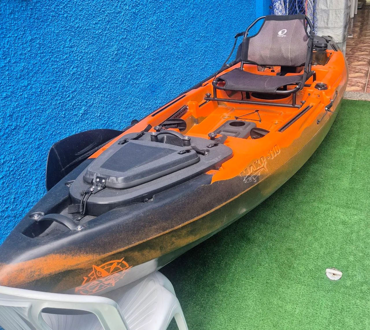 Caiaque de Pesca com estabilidade e qualidade Mako 110 Pro Hidro  - Foto 6