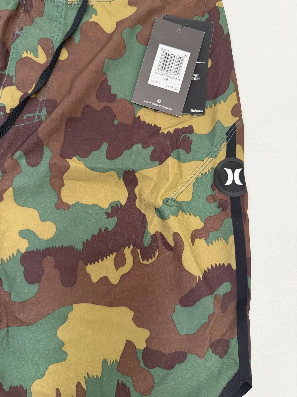 Bermuda Hurley Phantom Hyperweave Woodland Camuflada - Tam 38 - Nova - Foto 2
