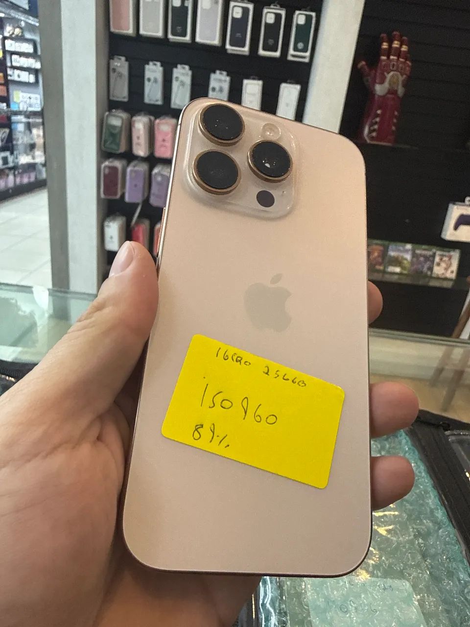 Iphone 16 pro 256 - Desert - Bateria 89% - com garantia 