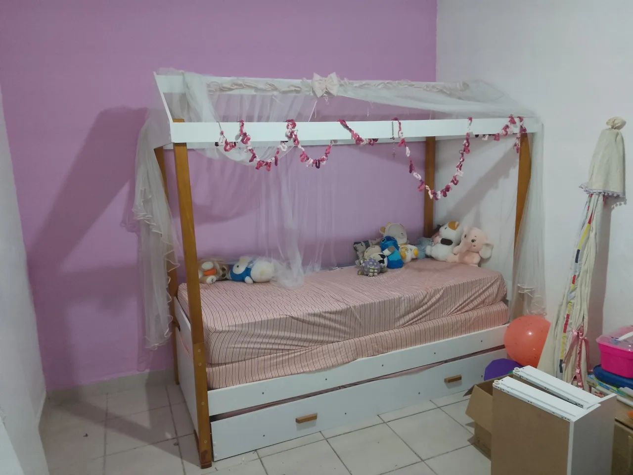 Cama Bicama infantil tipo princesa  - Foto 4