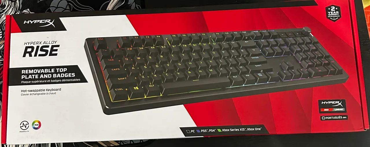 TECLADO MECÂNICO HYPERX ALLOY RISE FULL SIZE COM FIO - Foto 2